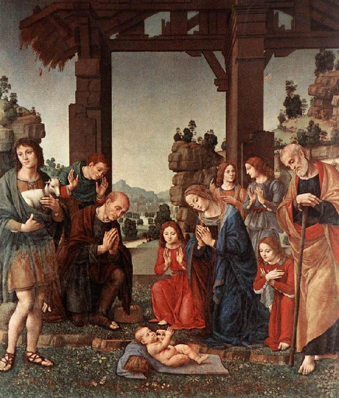 LORENZO DI CREDI Adoration of the Shepherds sf